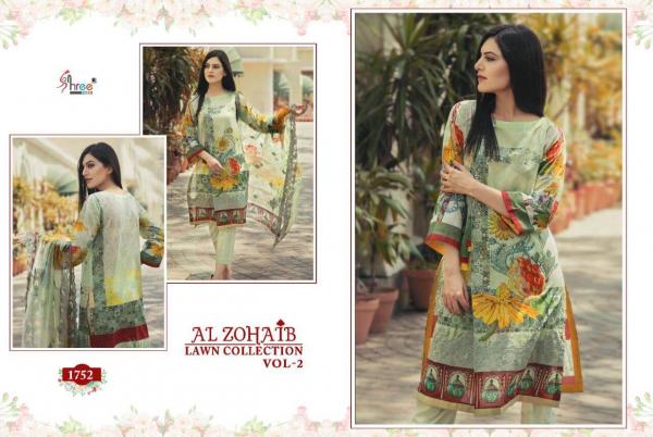 SF Al Zohaib Lawn Collection 2 Fancy Cotton Embroidery Pakistani Salwar Collection